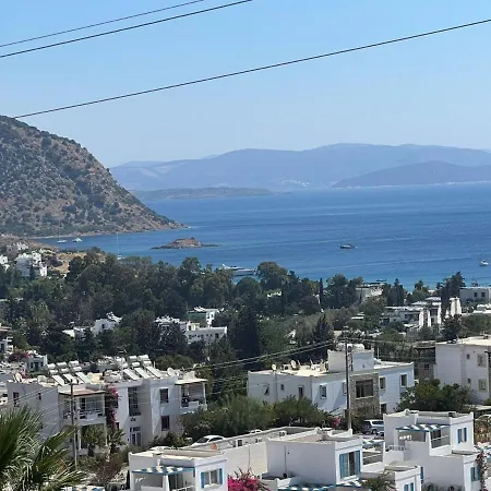 Charming Flat With Sea View Near Beach In Bodrum *